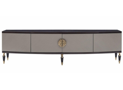 Sideboard TV cabinet Lowboard TV stand Wardrobe Wood Gray Living room